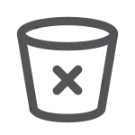 Folder Trash SVG Icon